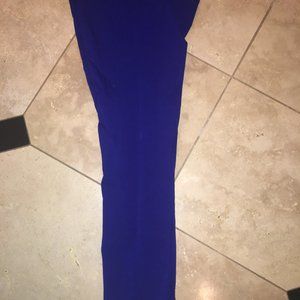 Blue Savage Art ankle-length slacks